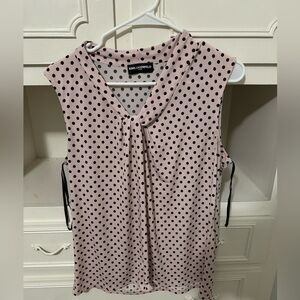 Karl Lagerfeld poka dot blouse size large
